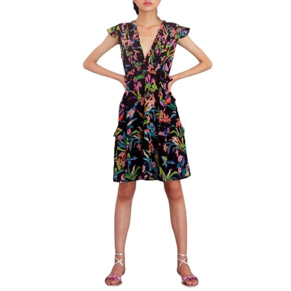 BANJANAN Chandra Silk Dress XS - Picture 2 of 12